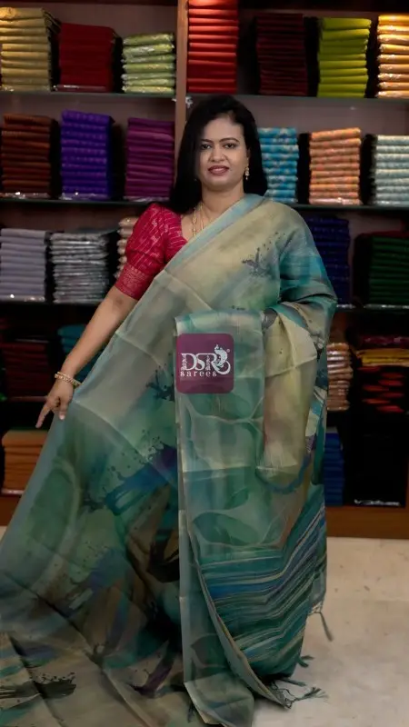 Semi Linen Cotton Tissue