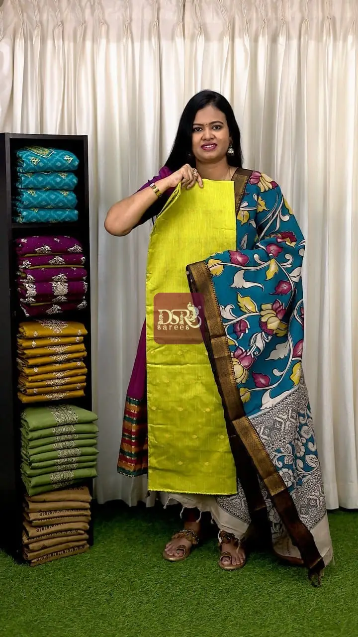 2 Pc Semi Dupion Salwar Suits