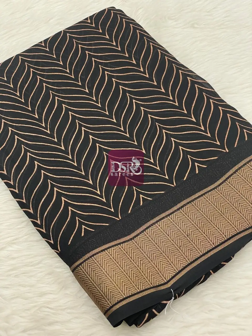 Viscose Chiffon Saree - vol6