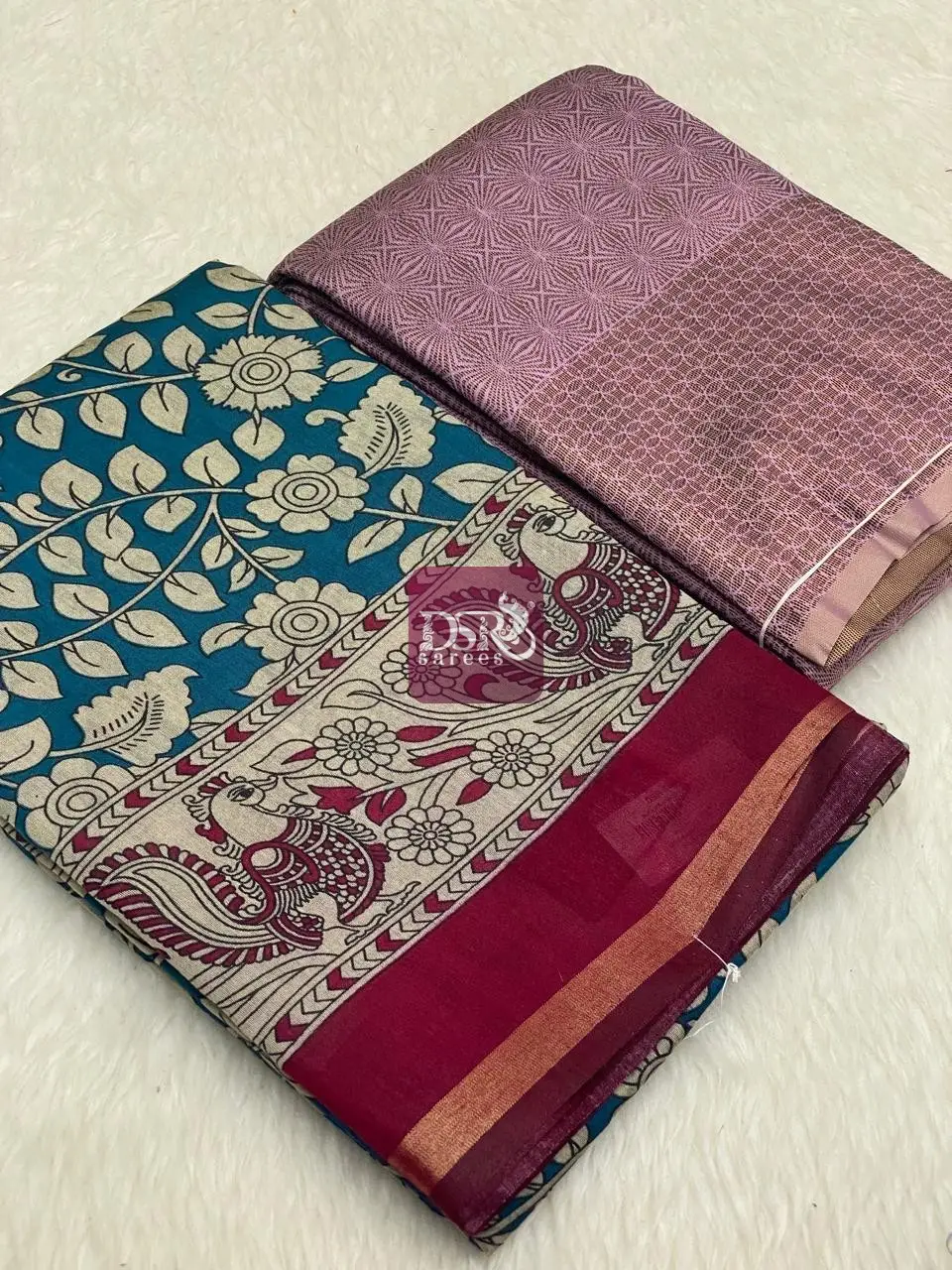 Ajrak Silk +  Free Saree