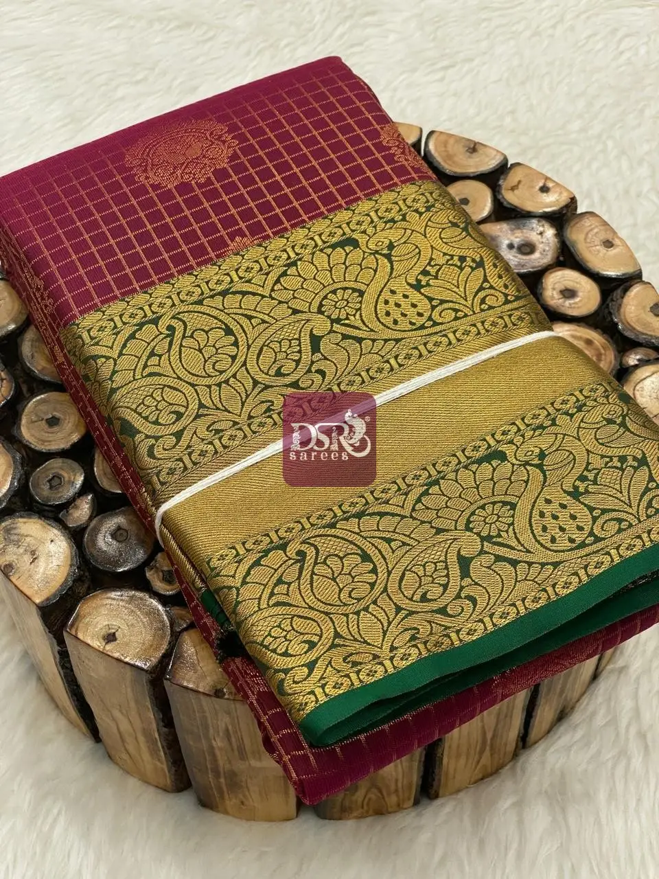 Checks Butta Bridal Sarees