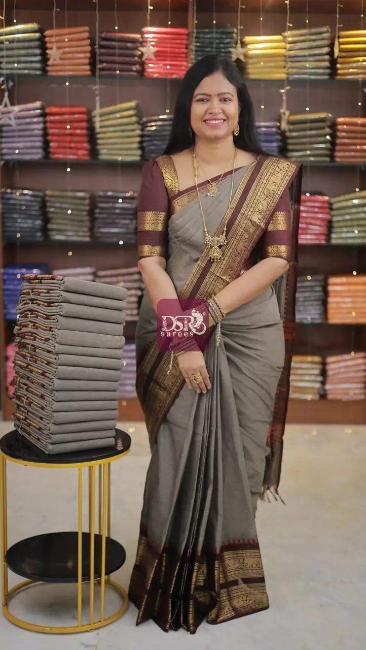 Chettinadu Cotton Sarees W/B