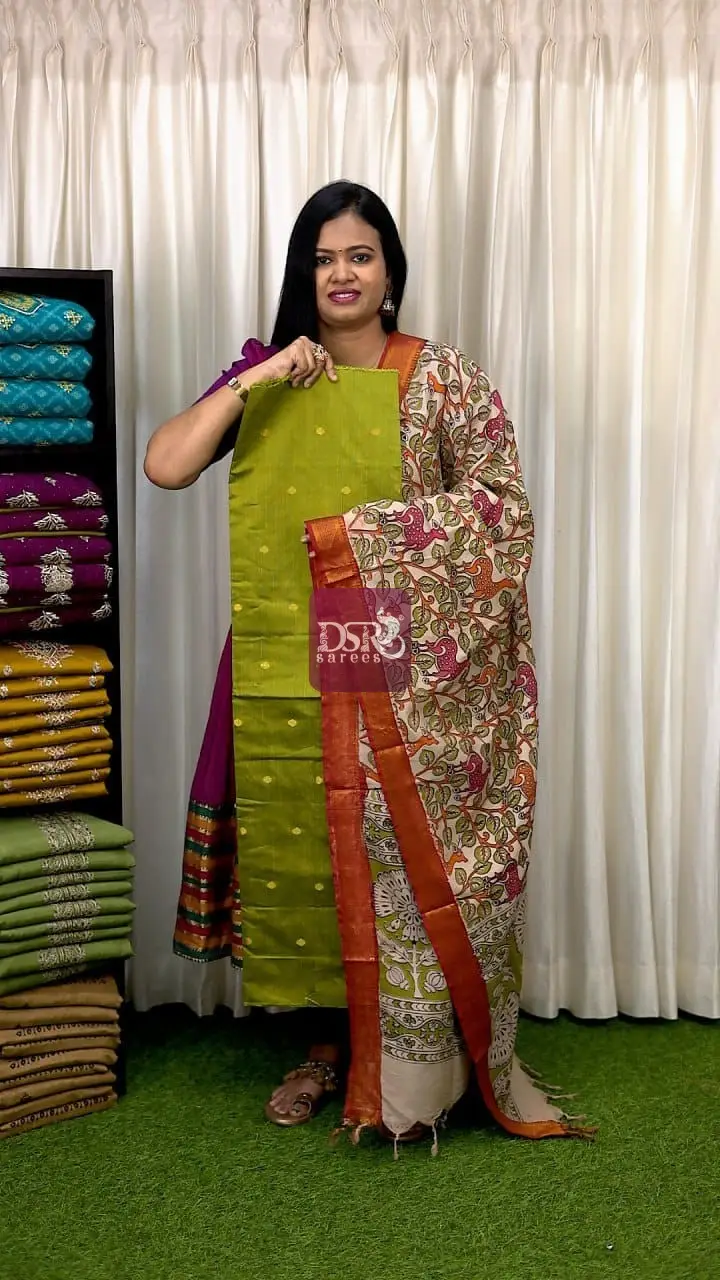 2 Pc Semi Dupion Salwar Suits