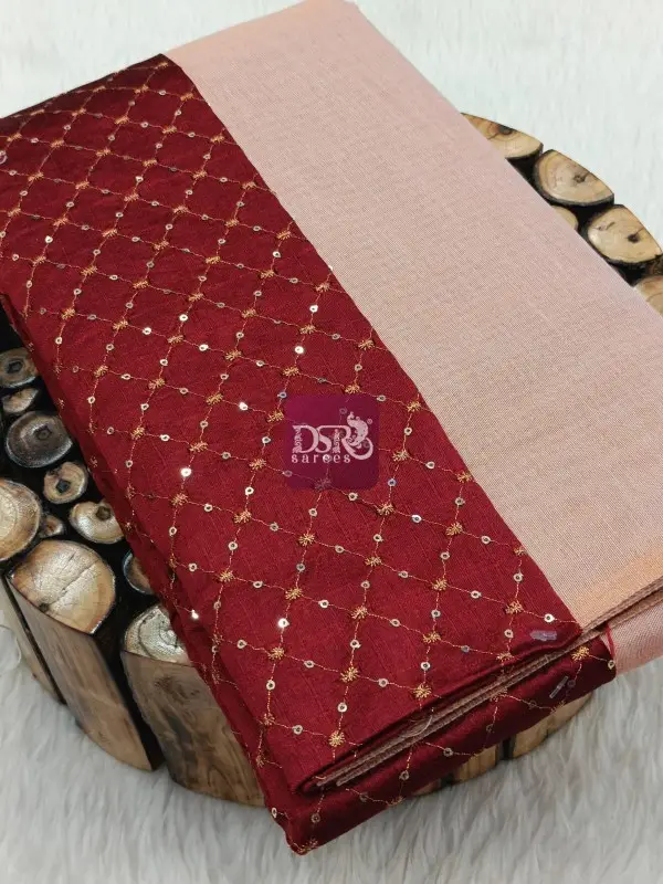 Tissue Saree With Designer Blouse
