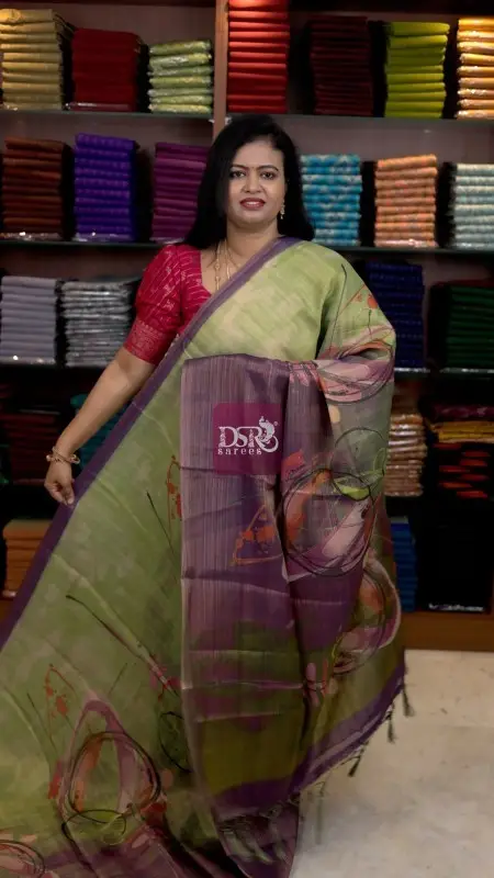Semi Linen Cotton Tissue
