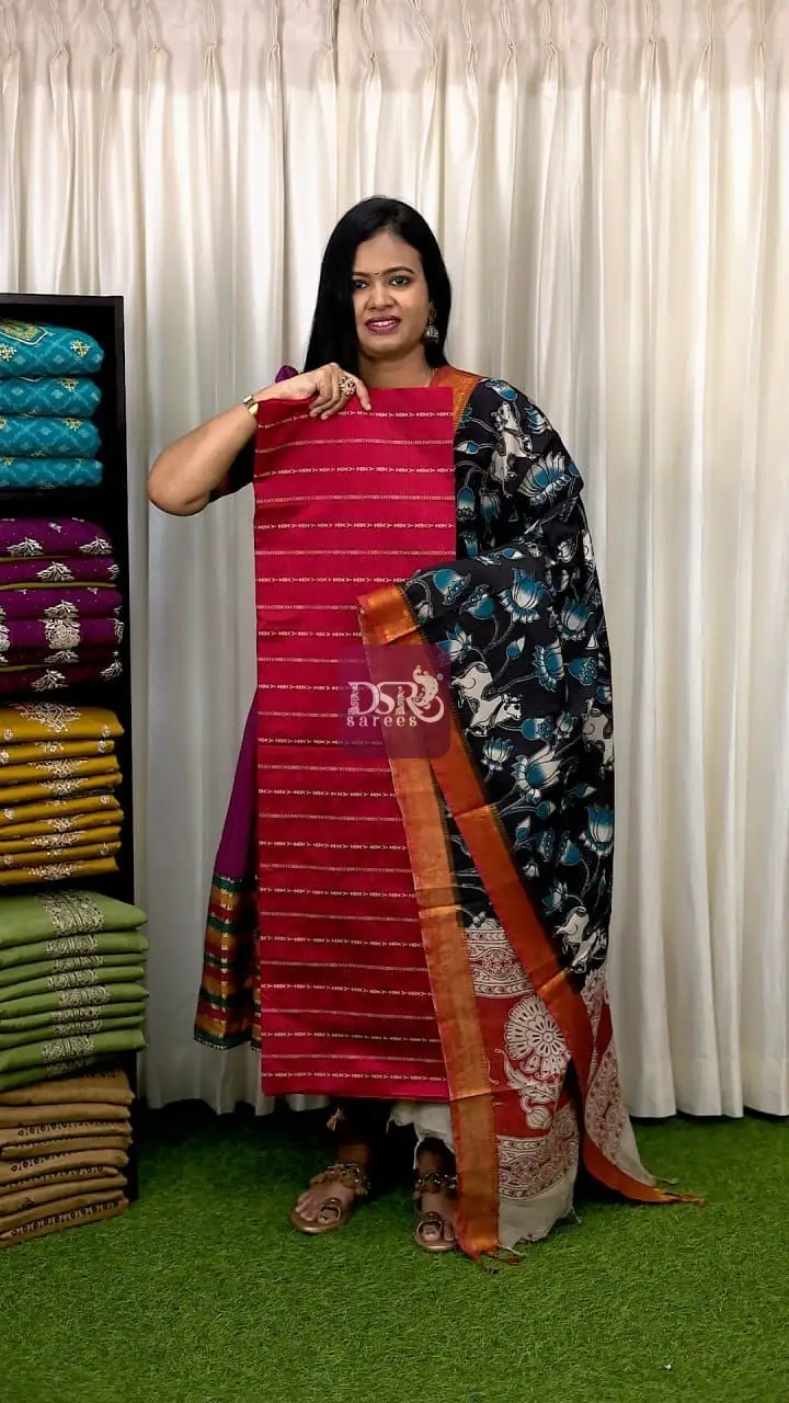 2 Pc Semi Dupion Salwar Suits