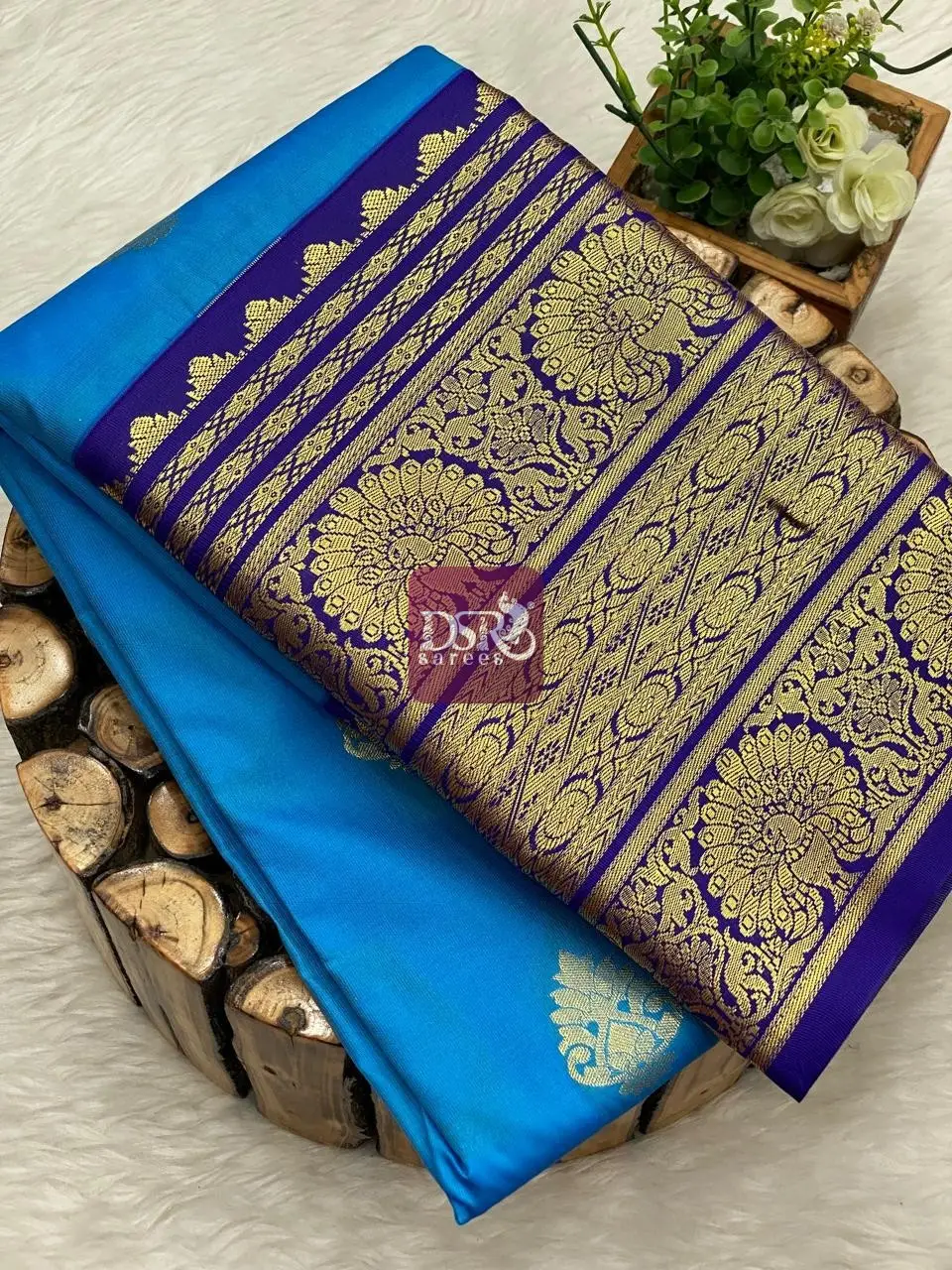 Semi Gadwal Border Sarees - Vol 1