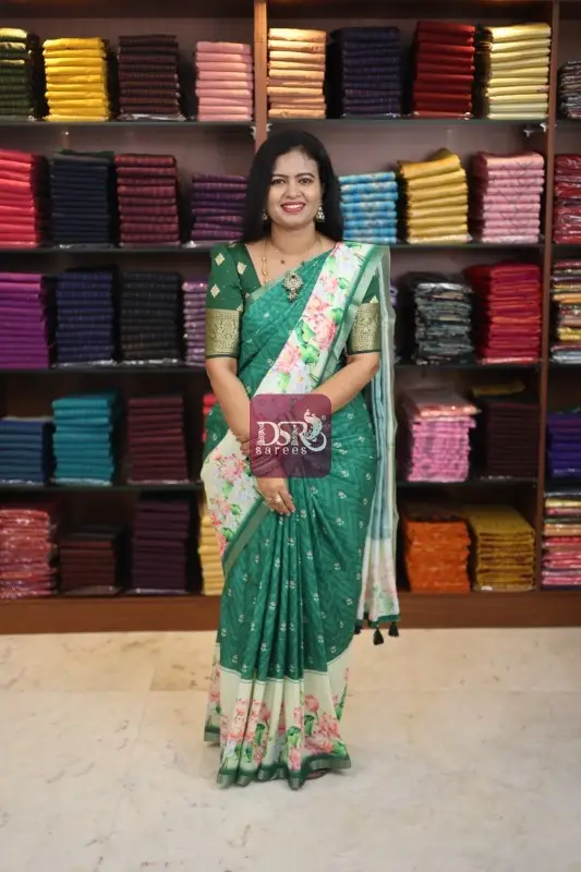 Viscose Digital Print Sarees