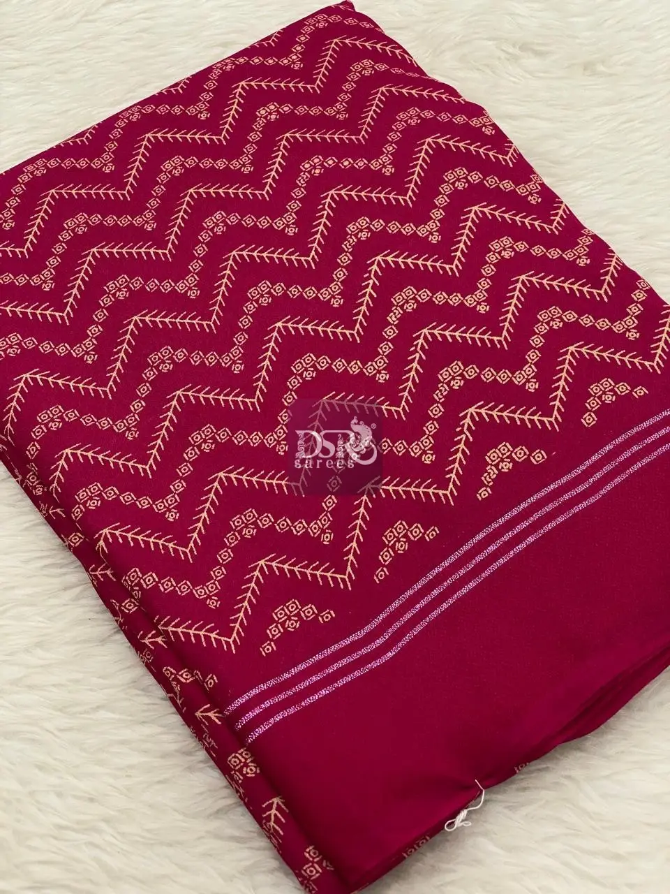 Viscose Chiffon Saree - vol7