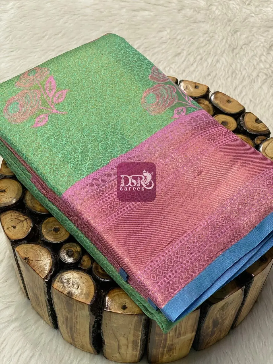 Meena Kari Tissue Bridal Sarees