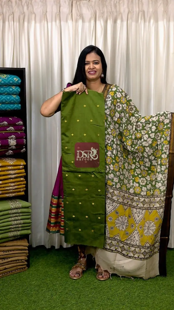 2 Pc Semi Dupion Salwar Suits