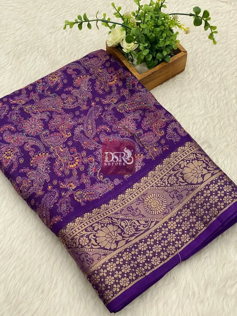 Georgette Dola Saree