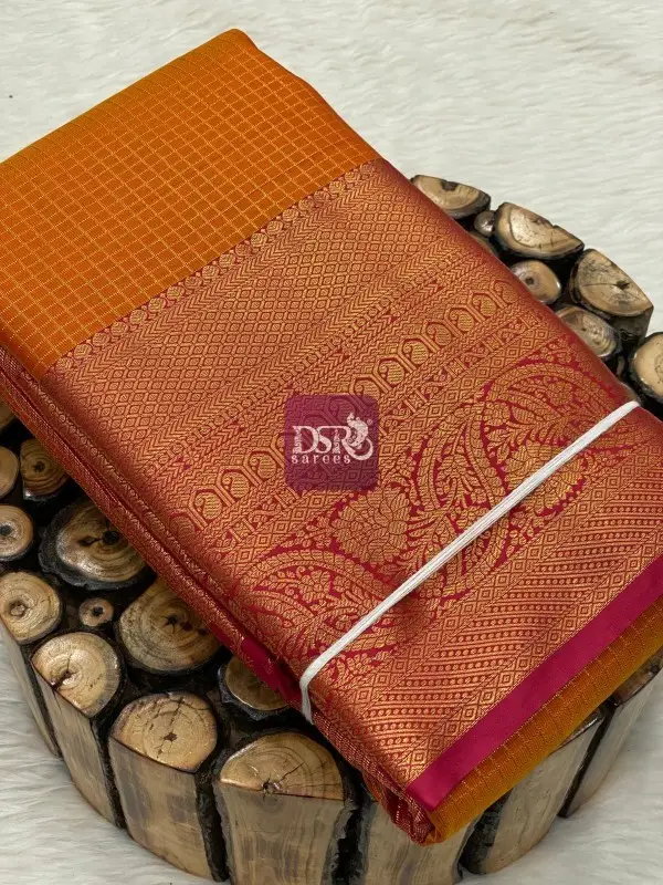 Checks Butta Bridal Sarees