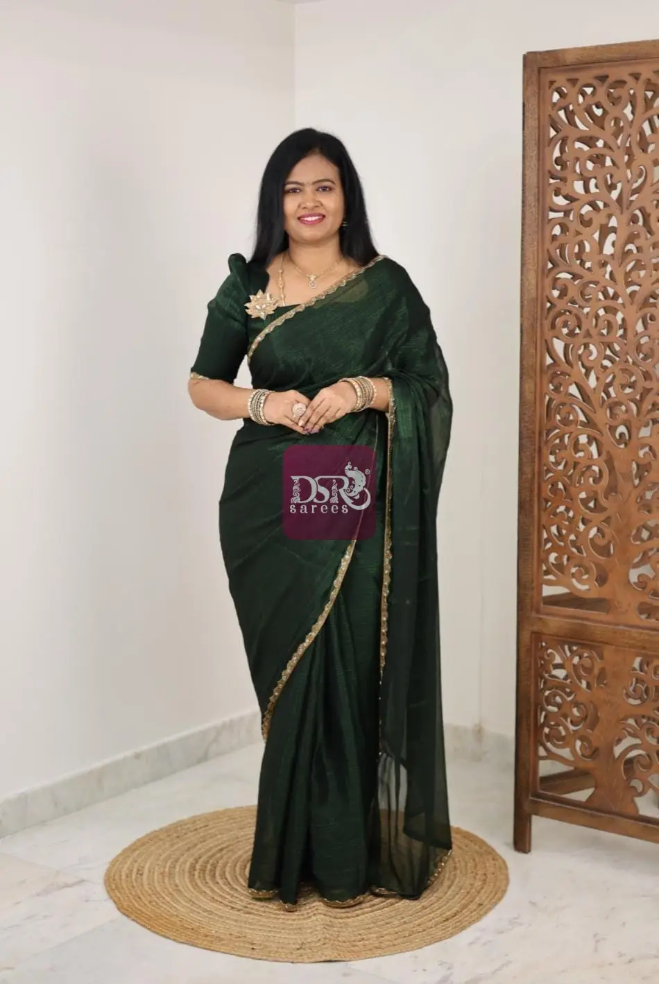 Space Silk Saree