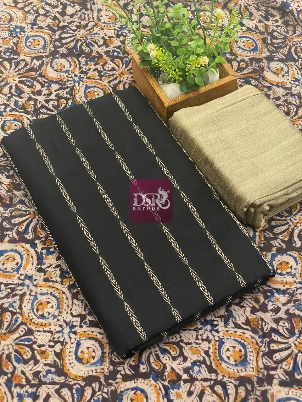 Raw Silk Salwar With Kalamkari Dupatta