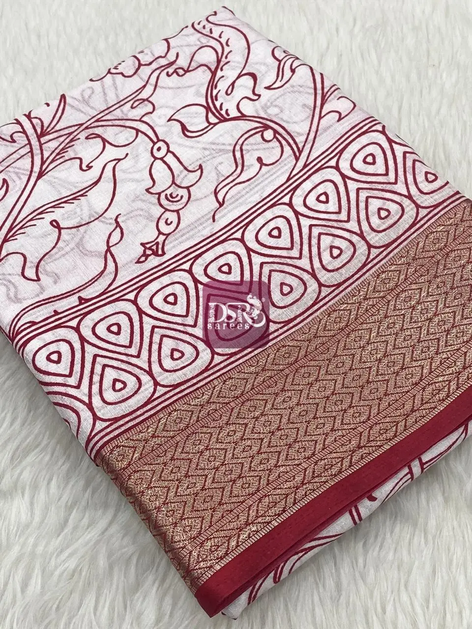 Viscose Chiffon Saree - vol8