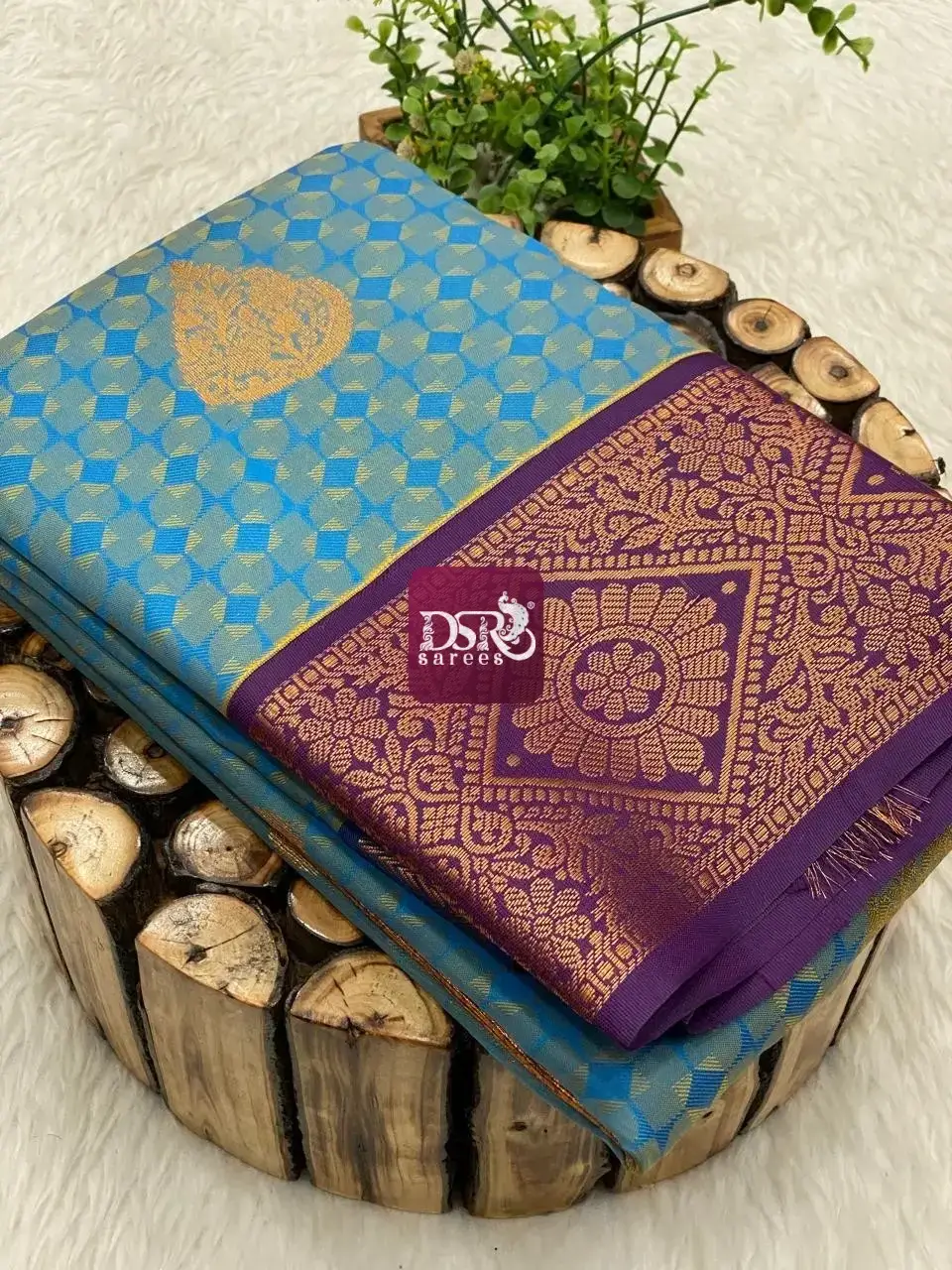 Korvai Border Embose Soft Silk