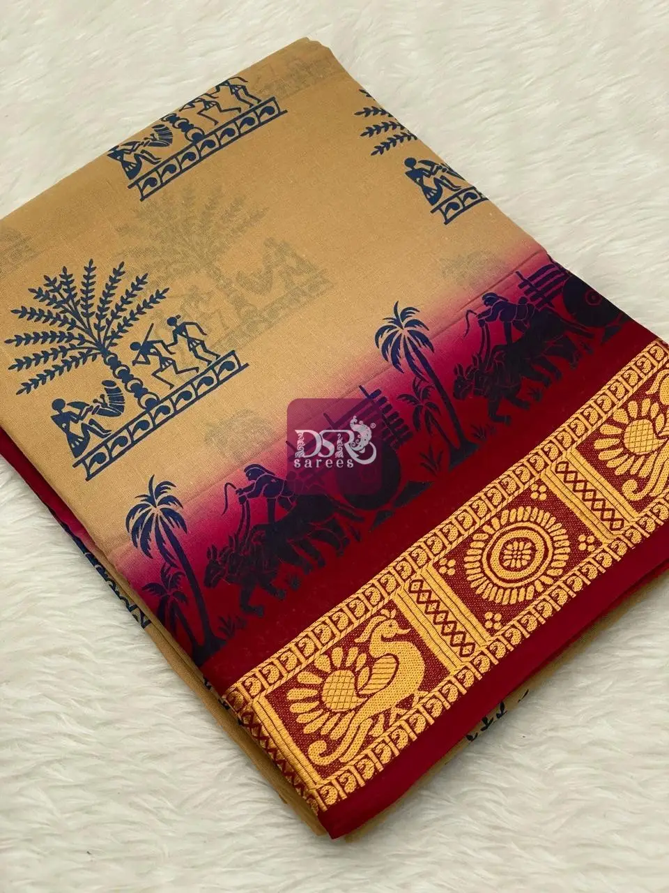 Printed Sugudi Cotton Sarees