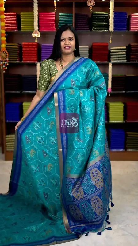 Raw Silk Pochampally Saree
