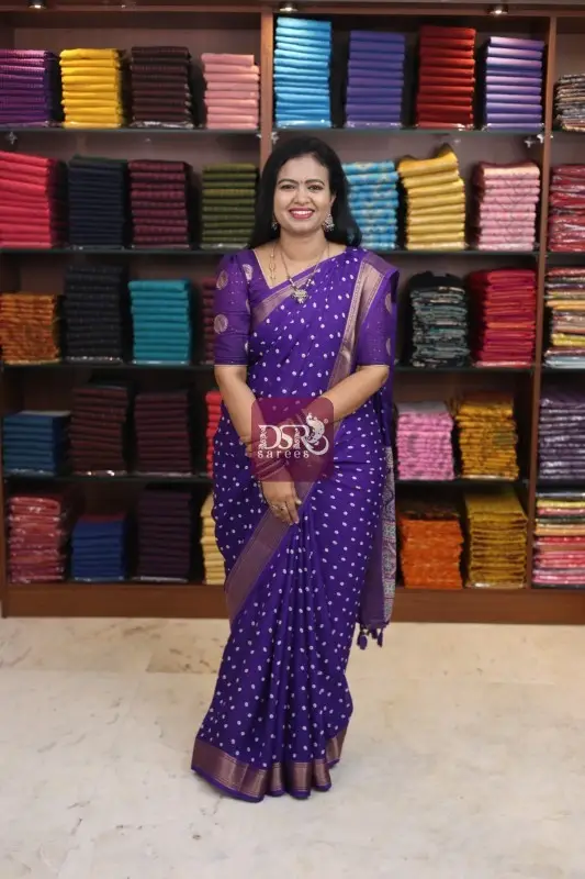 Viscose Chiffon Saree - vol6