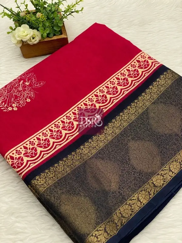 Semi Viscose Silk Sarees