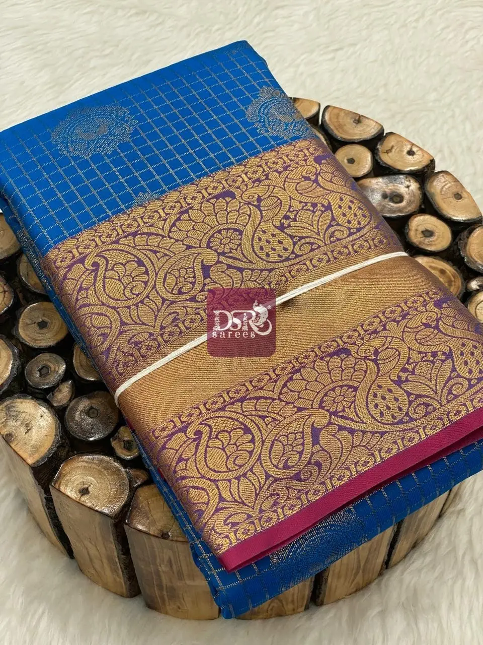 Checks Butta Bridal Sarees