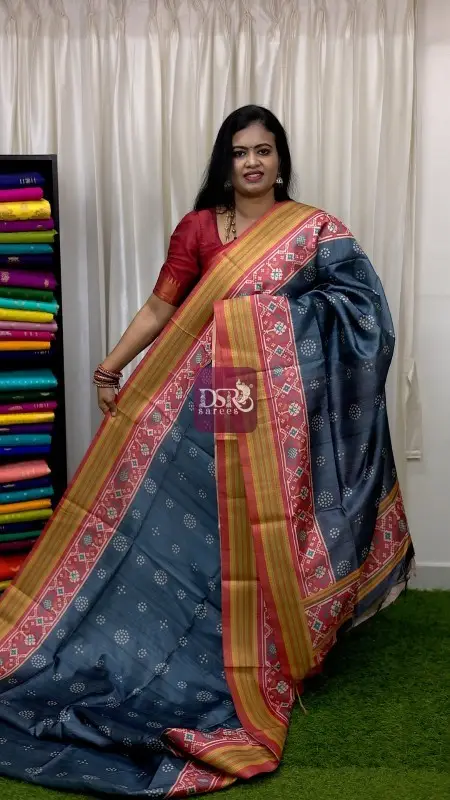 Semi Tussar Saree - Vol3