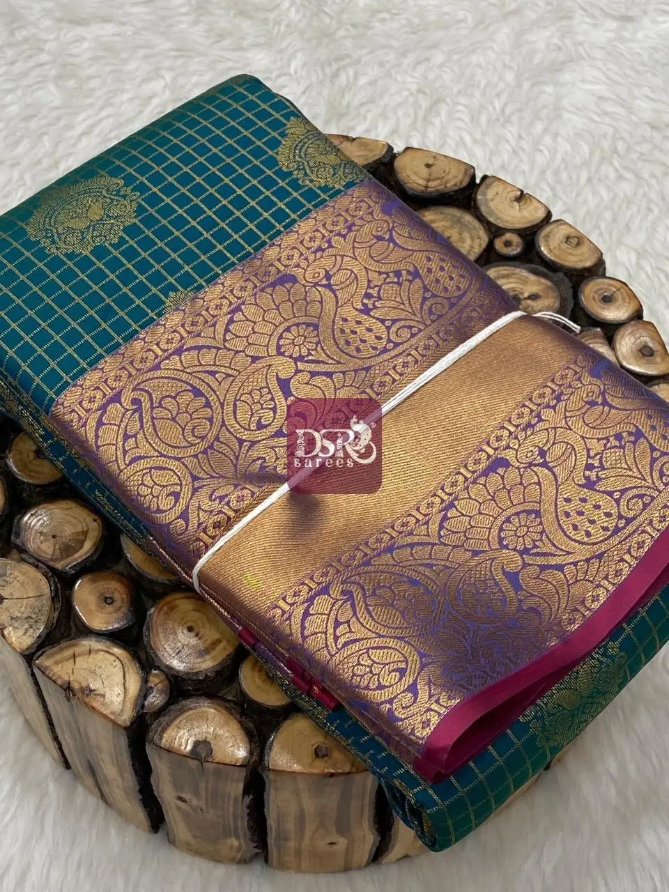 Checks Butta Bridal Sarees