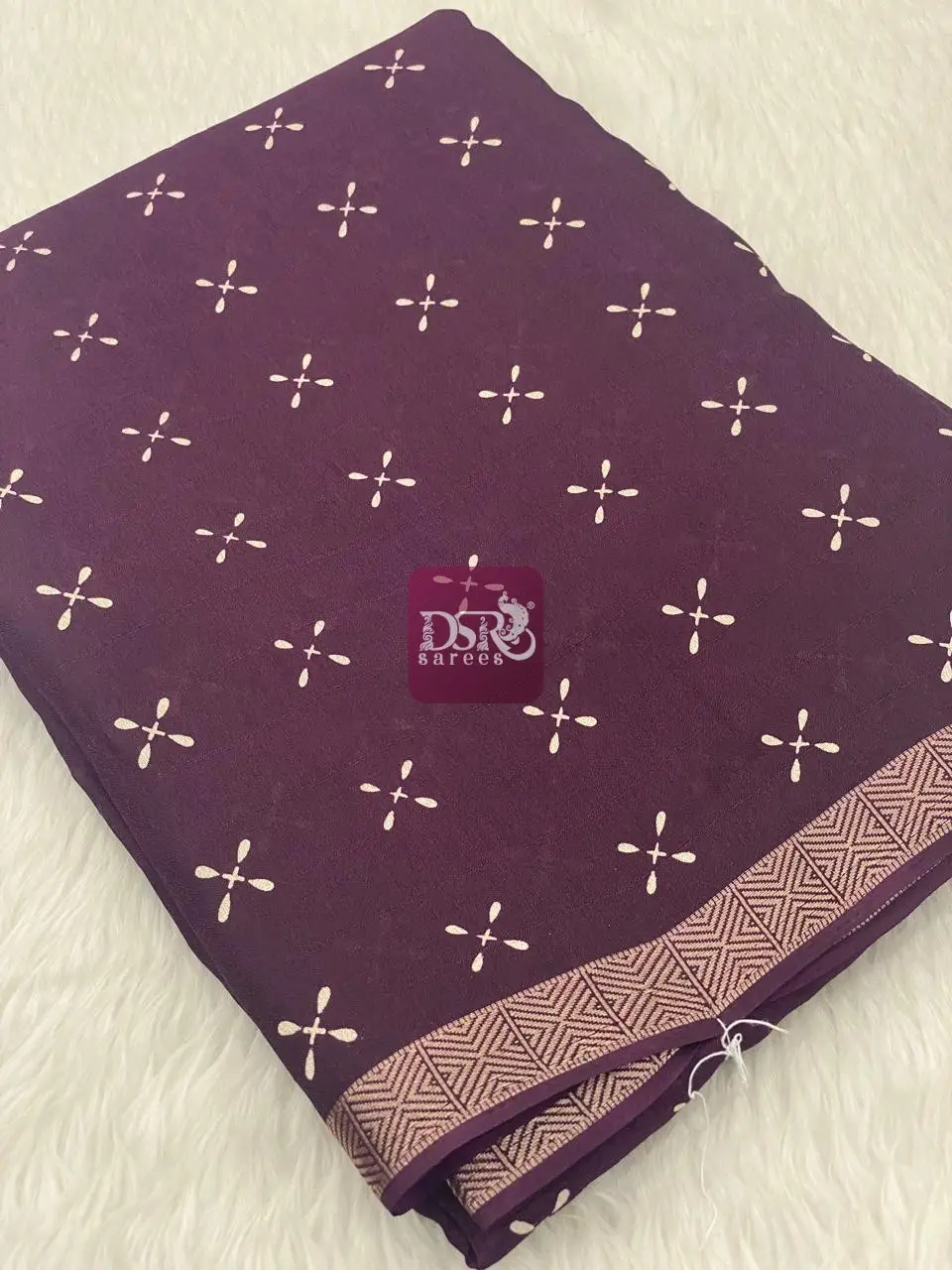 Viscose Chiffon Saree - vol8