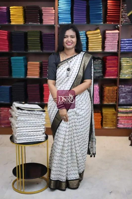 Viscose Chiffon Sarees -vol2