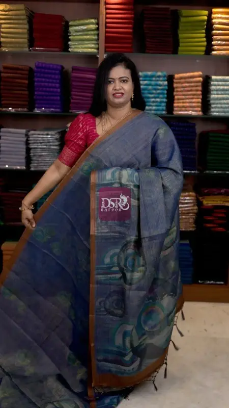 Semi Linen Cotton Tissue