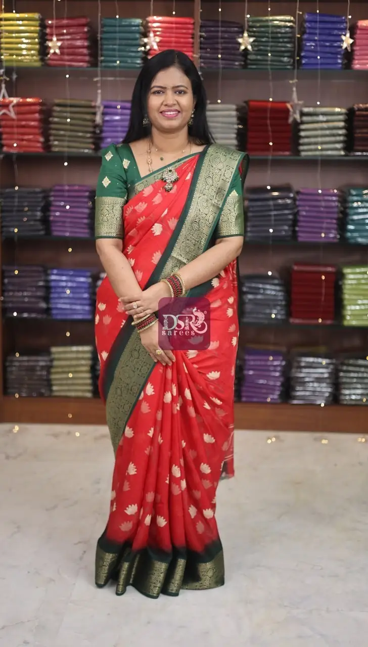Georgette Dola Saree