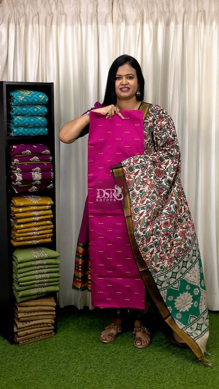 2 Pc Semi Dupion Salwar Suits