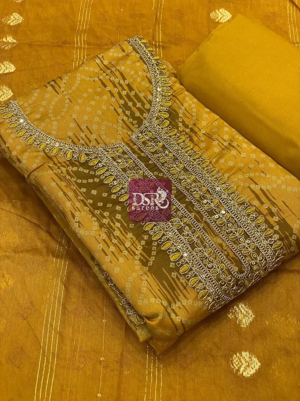 Bandhini Printed Tissue Salwar