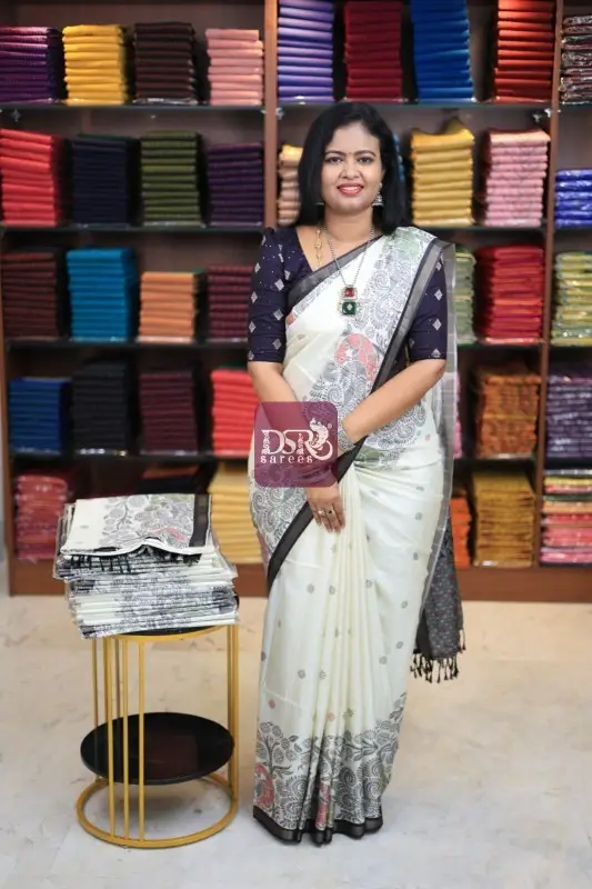 Jute Silk Saree
