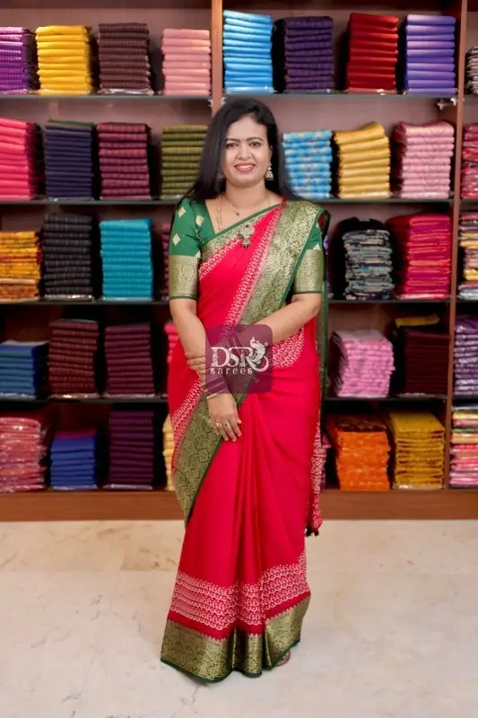 Viscose Chiffon Saree - vol6