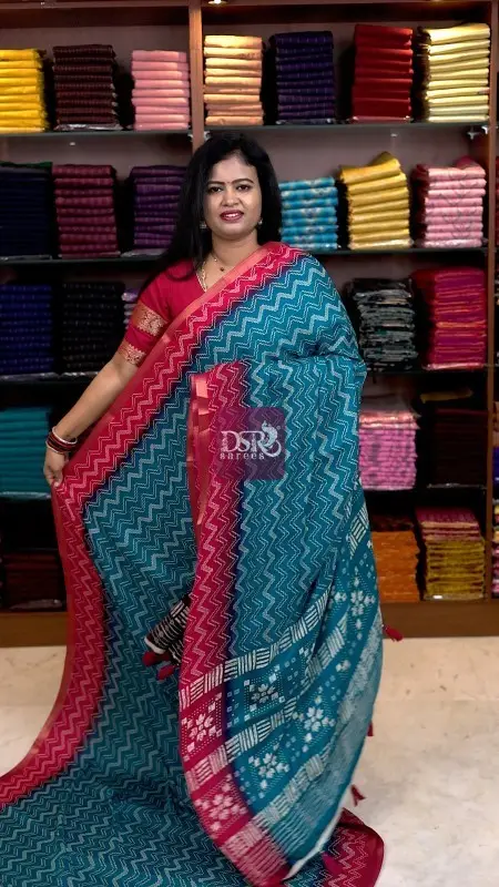 Viscose Chiffon Saree - vol7