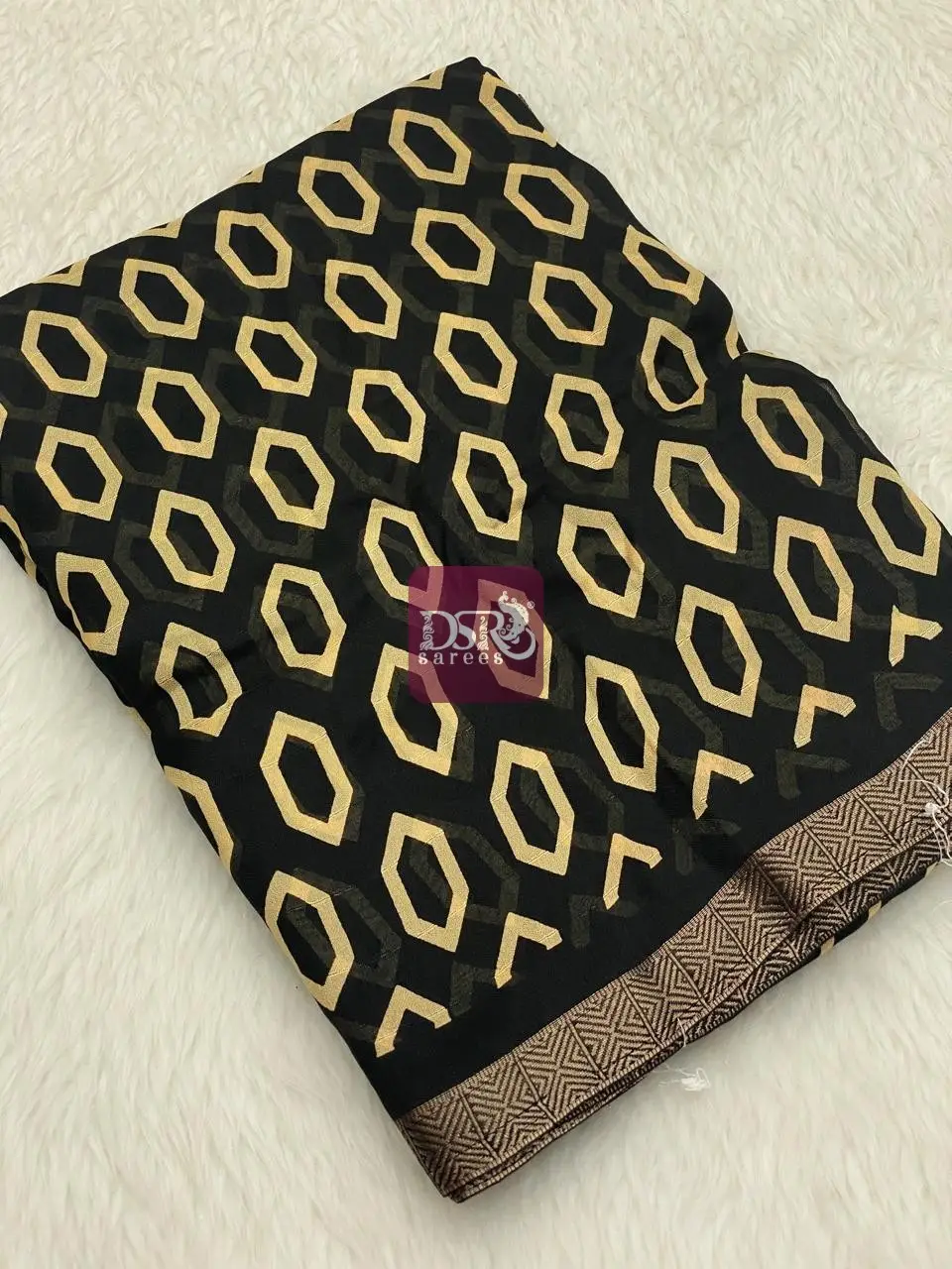 Viscose Chiffon Saree - vol9