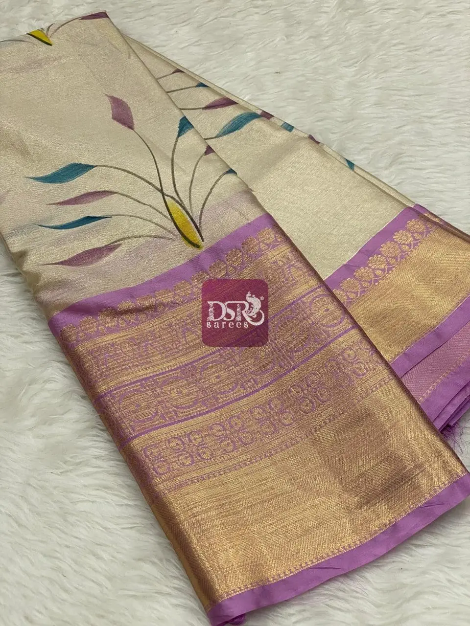 Printed Tissue Silk Sarees