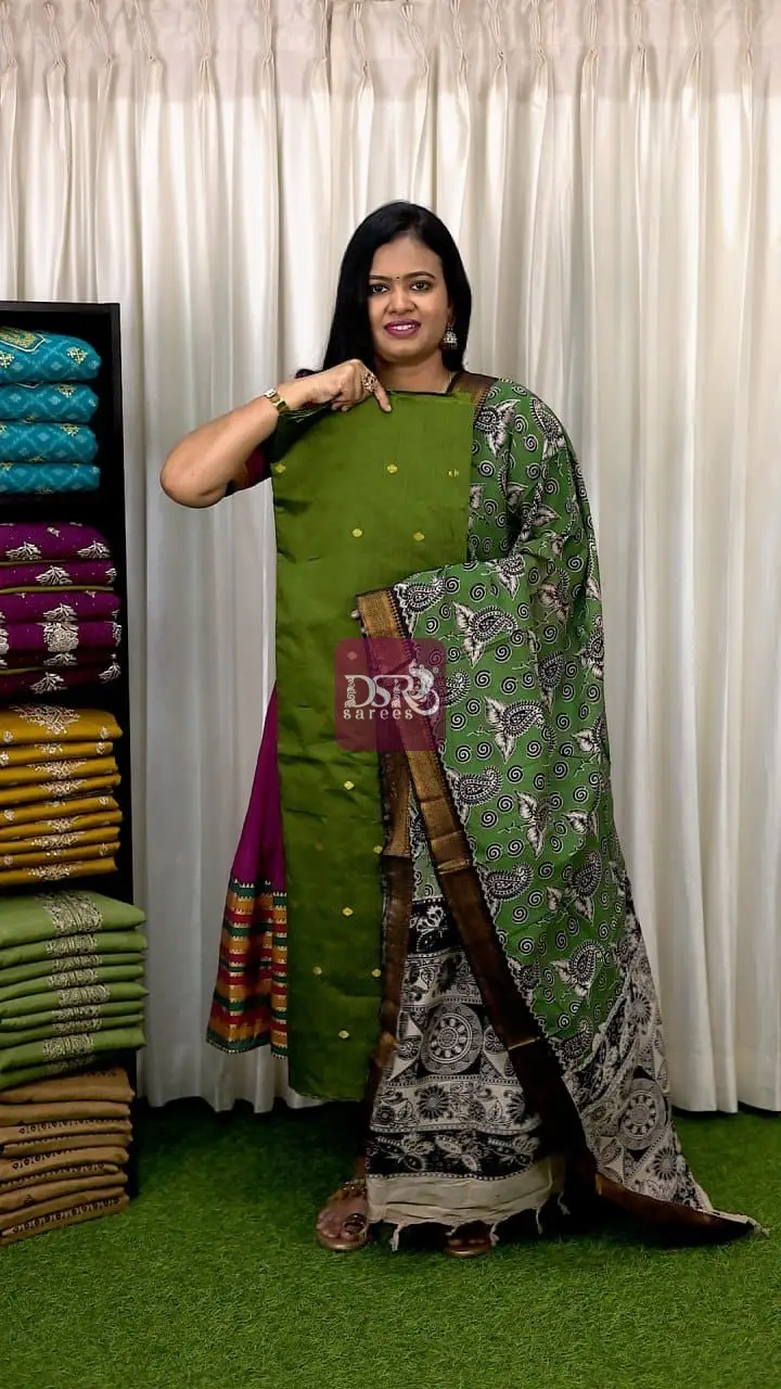 2 Pc Semi Dupion Salwar Suits