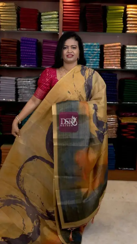 Semi Linen Cotton Tissue