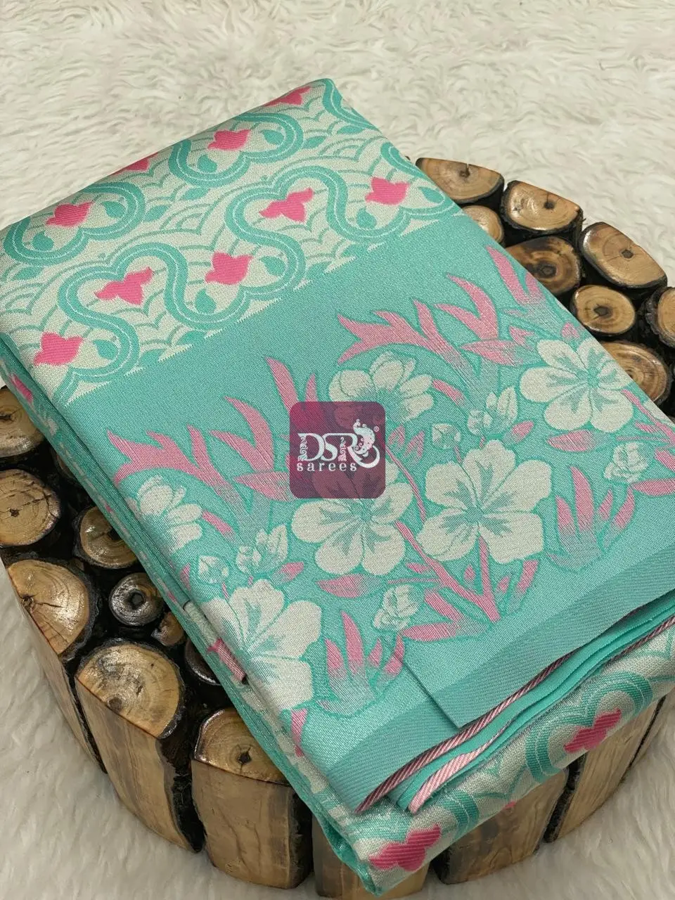 Silver Tissue Semi Silk Sarees