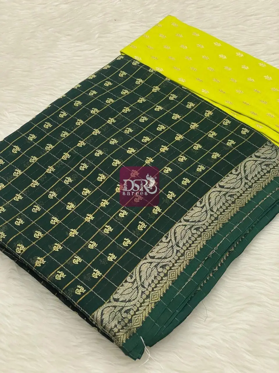 Semi Mysore Georgette Saree