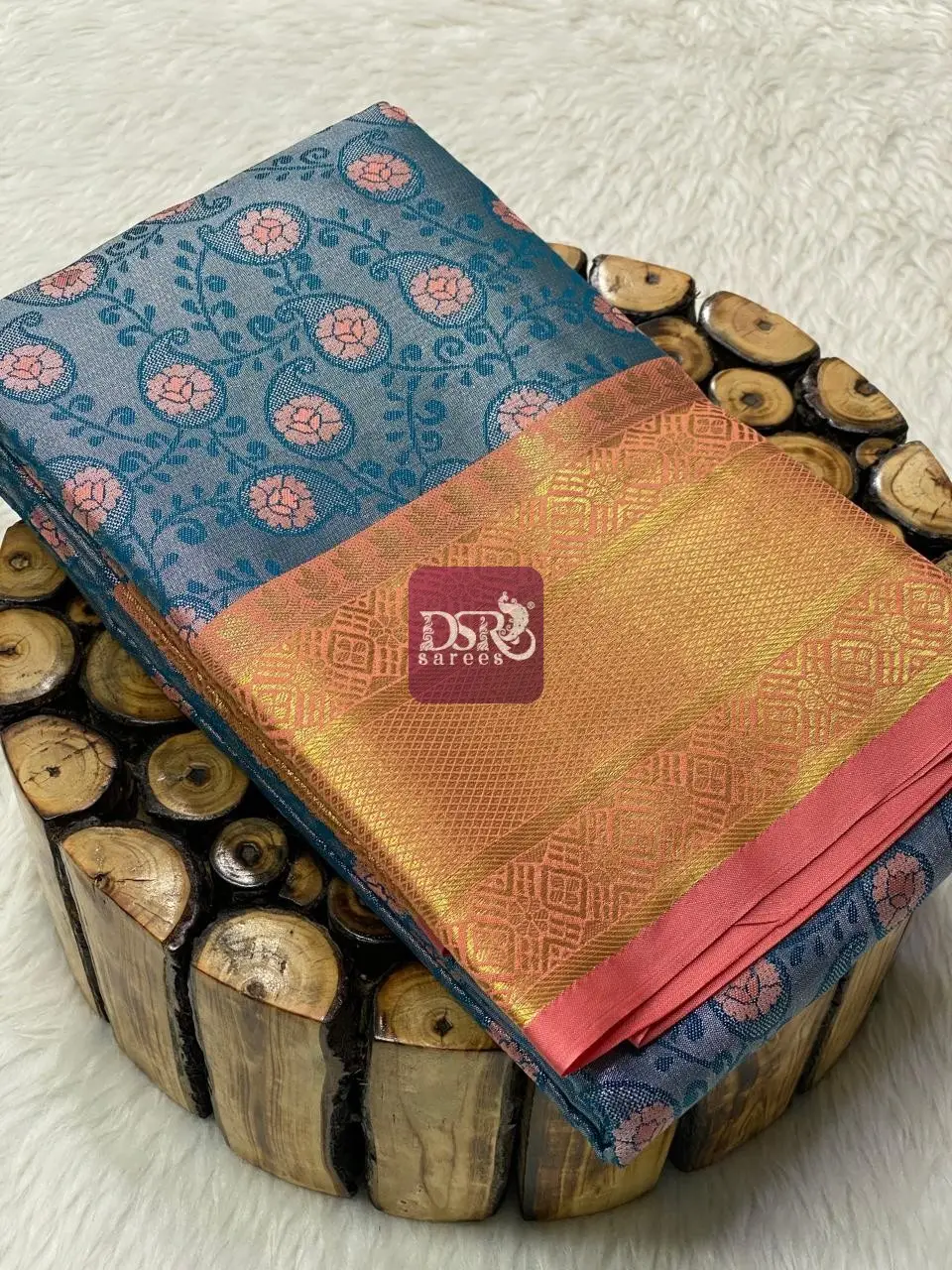 Meena Kari Tissue Bridal Sarees
