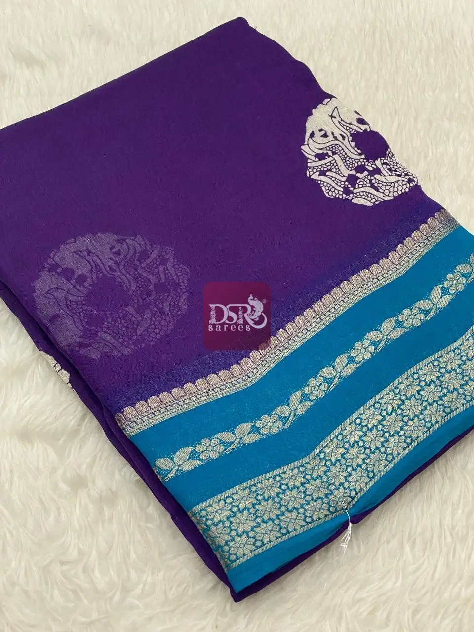 Chiffon Viscose Sarees - vol1