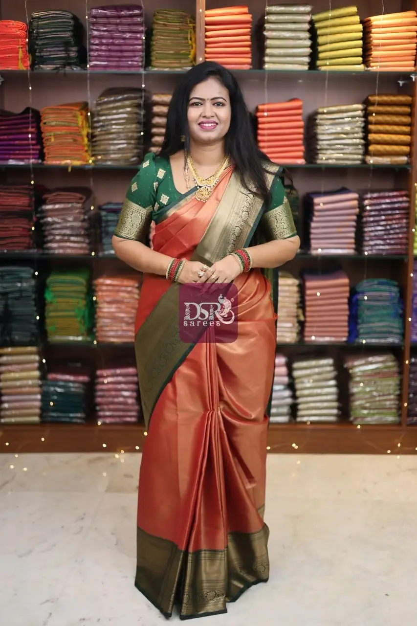 Premium Kanchi Tissue Bridal Sarees