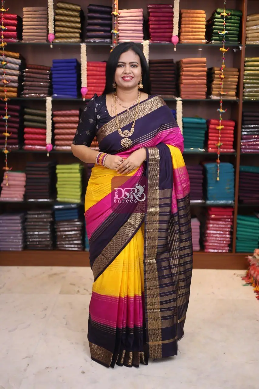 Mysore Crepe Silk Sarees