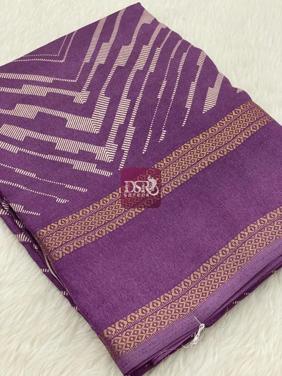 Viscose Chiffon Sarees - vol1