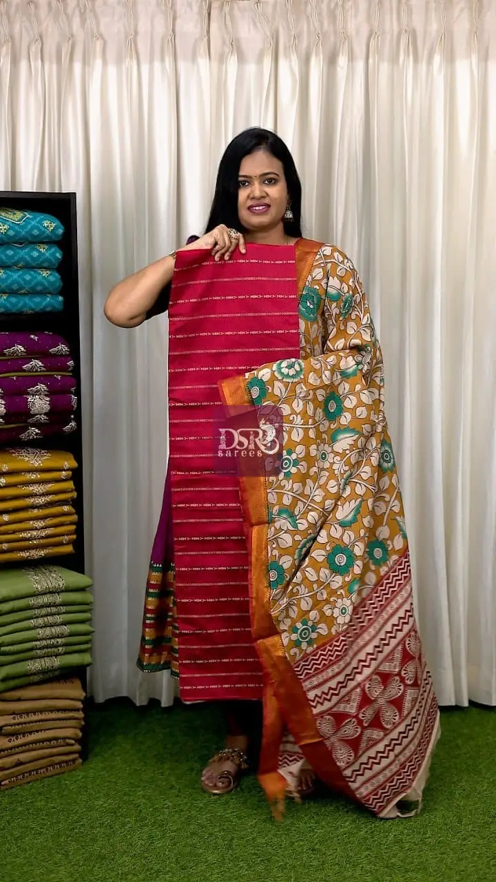 2 Pc Semi Dupion Salwar Suits