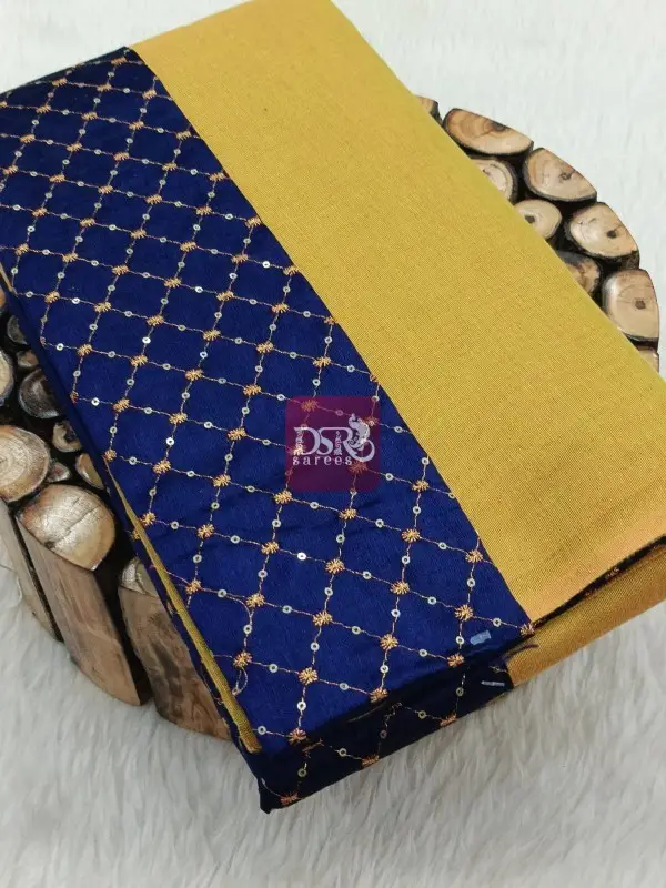 Tissue Saree With Designer Blouse